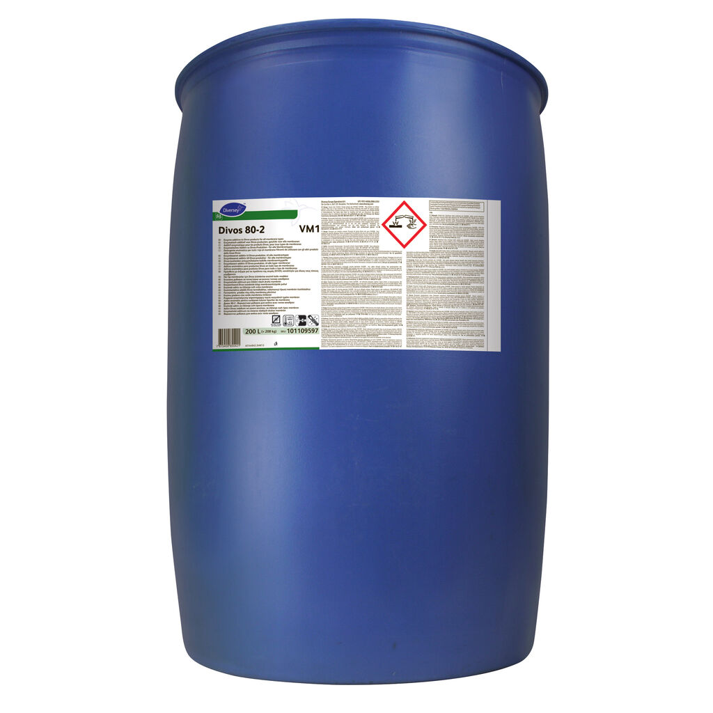 Divos 80-2 VM1 200L - Enzymatisch additief voor Divos producten, geschikt voor alle membranen
